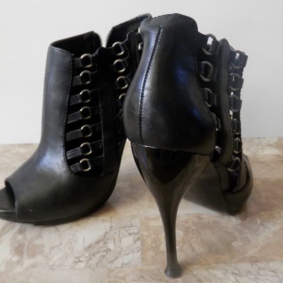BCBGeneration Women's Black Stiletto Booties - Picture 5 of 7